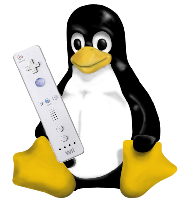Wii-Linux Main Logo, Transparent Background